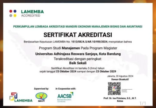 Penerimaan S2 MMRS | ARS University